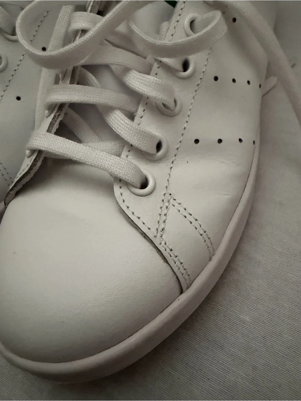 Adidas Originals Stan Smith White Green Sneakers Men’s 5.5 Leather Shoes